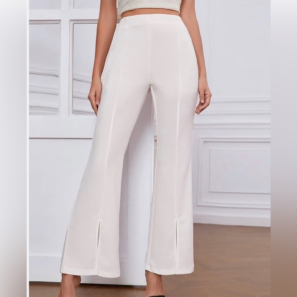 Shein flare leg spilt ankle pants